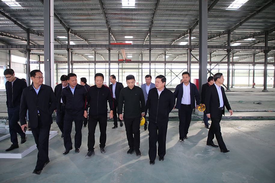 In August 2019, sun Aihua, member, standing committee member and Secretary of Ganyu District Committee of Lianyungang City, visited Zhongjing Cable Research Project